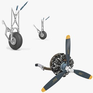 Old Plane Parts - Collection