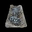 Gravel Rock Pit 01 - 3D-Photogrammetrie-Modellscan von nassem Kies mit Holzbrettern und einem Handschuh