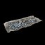 Gravel Rock Pit 01 - 3D-Photogrammetrie-Modellscan von nassem Kies mit Holzbrettern und einem Handschuh