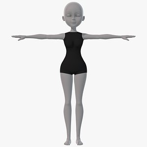 base woman 3D model