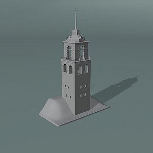 3D Pskov Bell Tower for 3D Printing