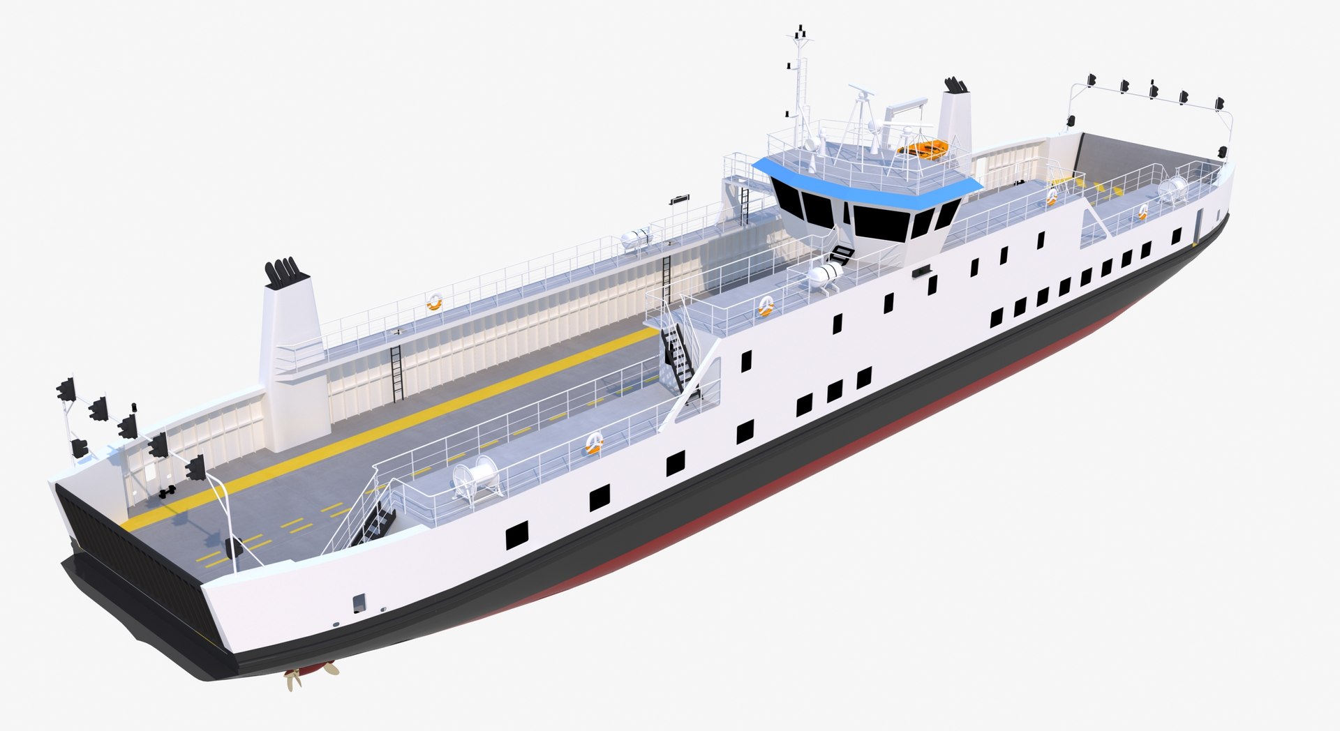 Ferry 3D Model - TurboSquid 2064311