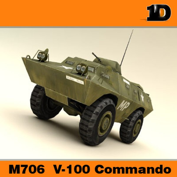 modelo 3d M706 V-100 Comando - TurboSquid 466916