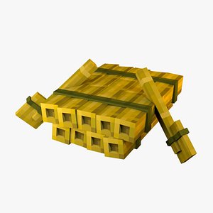 3D Minecraft Raft Rig