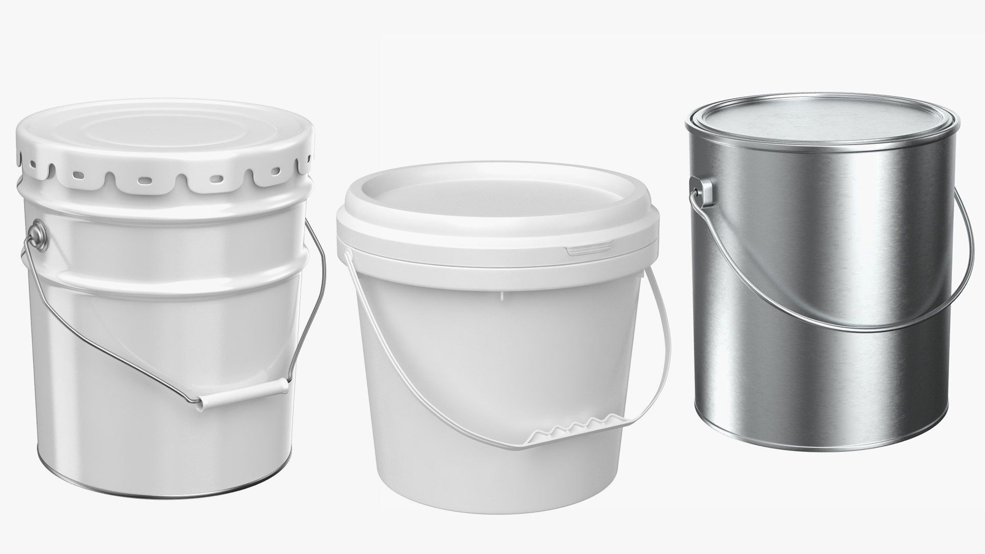 3D Paint Buckets Collection - TurboSquid 2346871