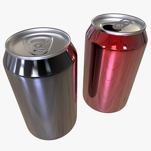 cans modelled 3ds