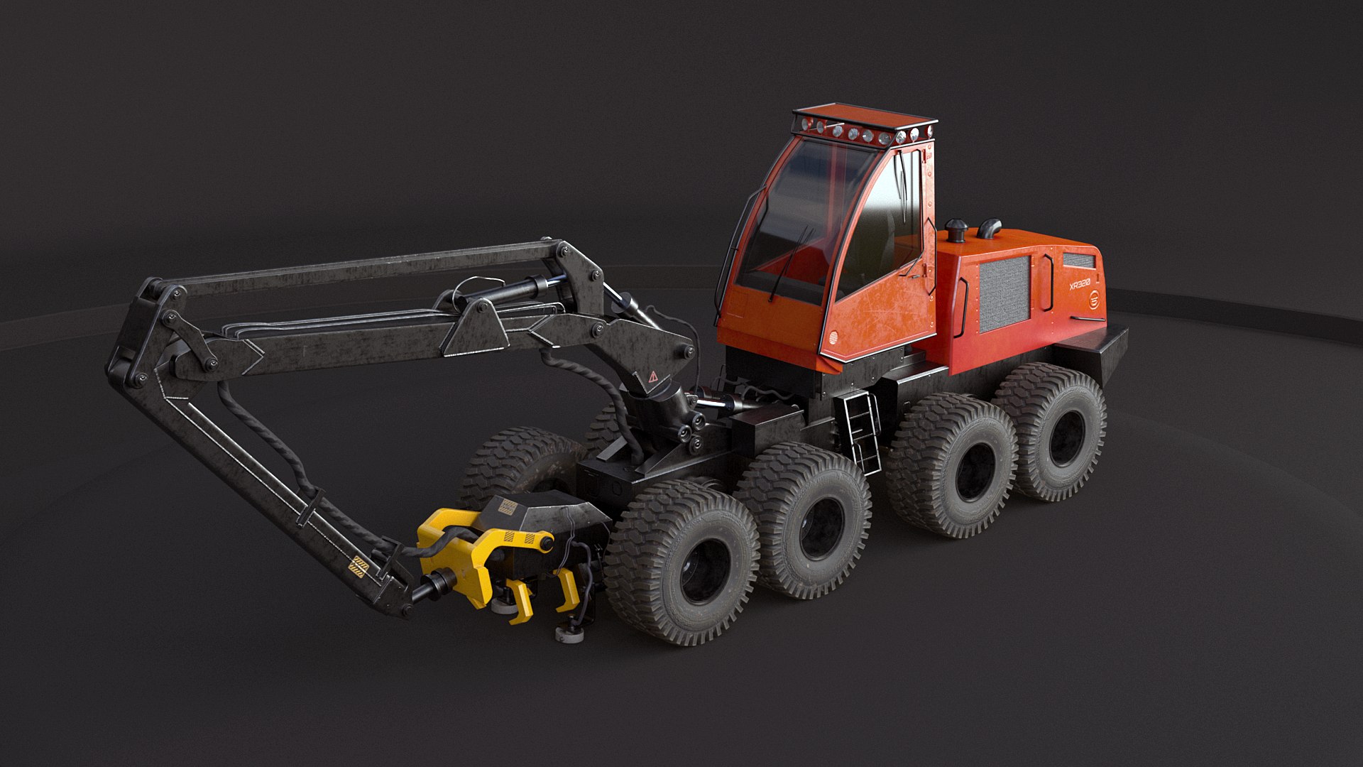 3D Generic Modern Forestry Harvester 8x8 https://p.turbosquid.com/ts-thumb/5B/h4Plx0/Dj/tj_8x8_0003/png/1692111967/1920x1080/fit_q87/e3c29acbce37bee2f5590acf8ffabebea3c0fea2/tj_8x8_0003.jpg