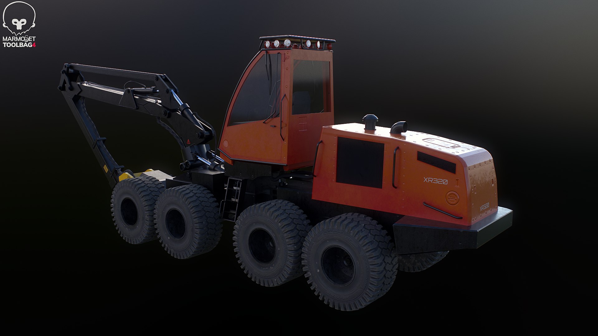 3D Generic Modern Forestry Harvester 8x8 https://p.turbosquid.com/ts-thumb/5B/h4Plx0/aJ/tj_8x8_pbr_002/png/1692112042/1920x1080/fit_q87/ed7c32f776561bf87693ed3090c1bfbdb2b59085/tj_8x8_pbr_002.jpg