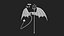 Devil Horns Trident Halo Evil Angel Wings - Low poly