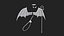 Devil Horns Trident Halo Evil Angel Wings - Low poly