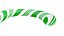 Candy cane green and white 3