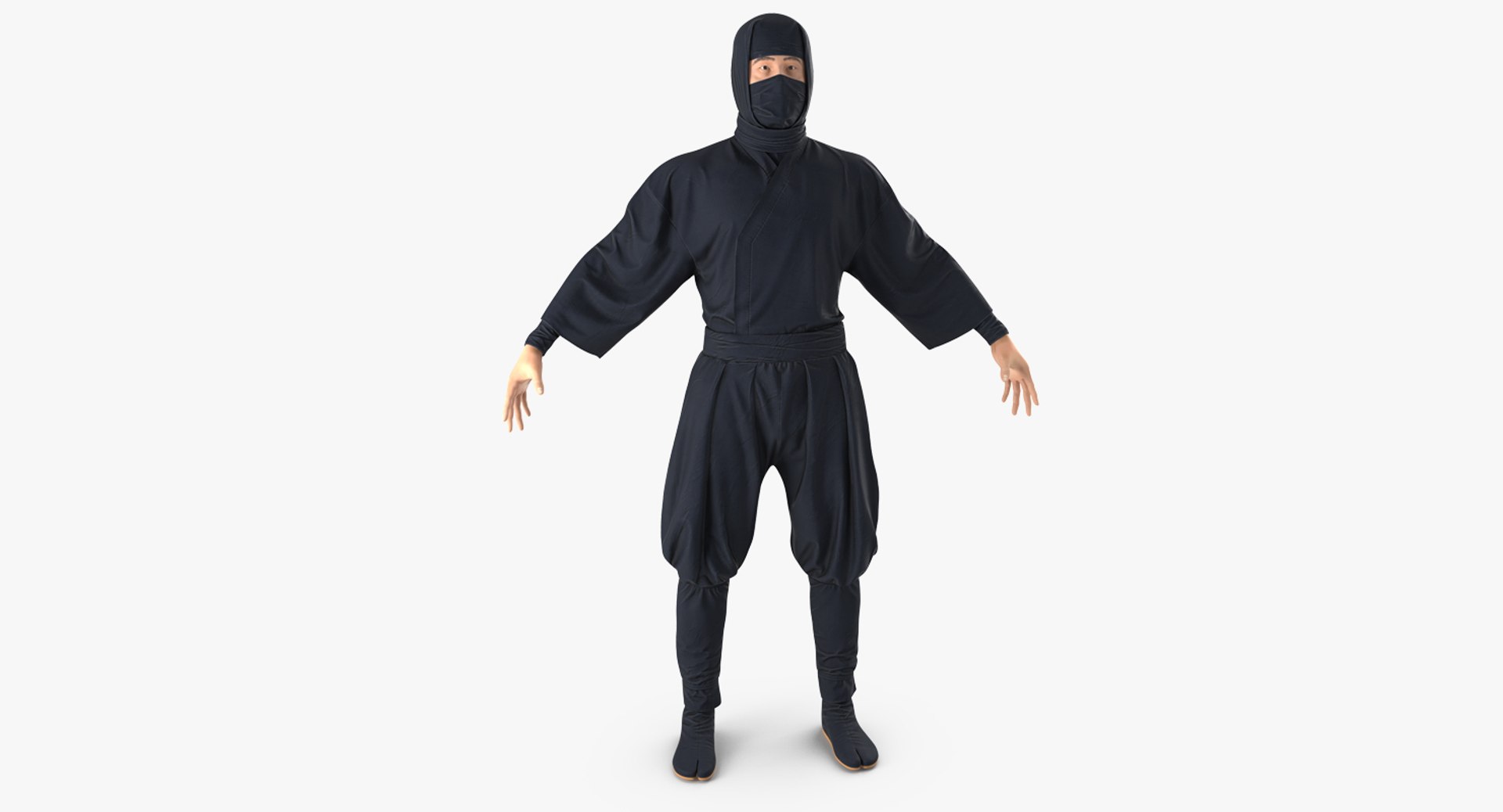 Ninja 3D model preview