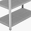 3d model commercial steel shelving tennsco