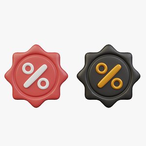 3D model Discount Tag 2