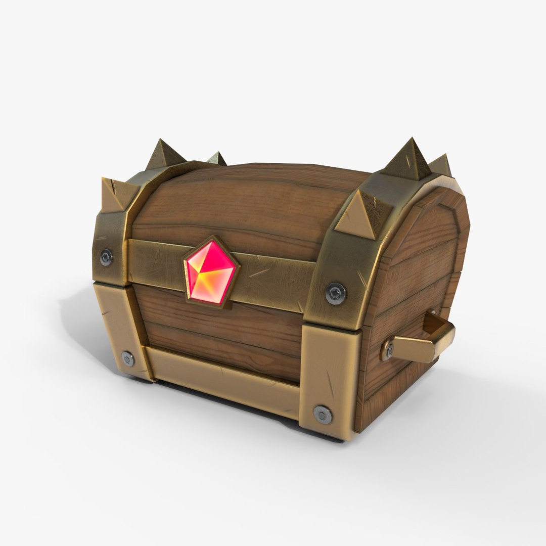 Game And Render Ready Magical Chest 3D Model - TurboSquid 1855133