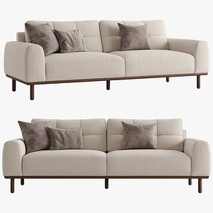 Travis Straight Sofa 3D model