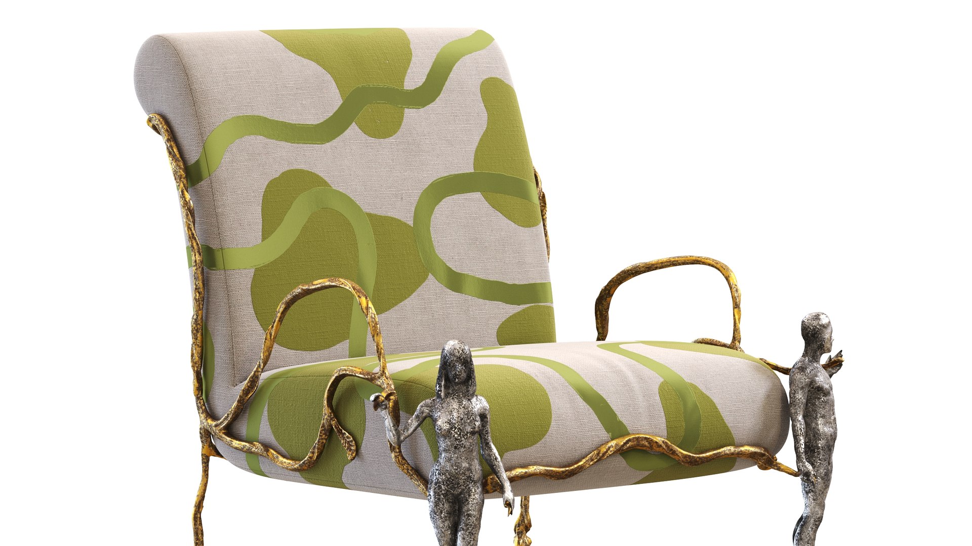 Mattia Bonetti Armchair Elle And Lui 3D Model - TurboSquid 2027354