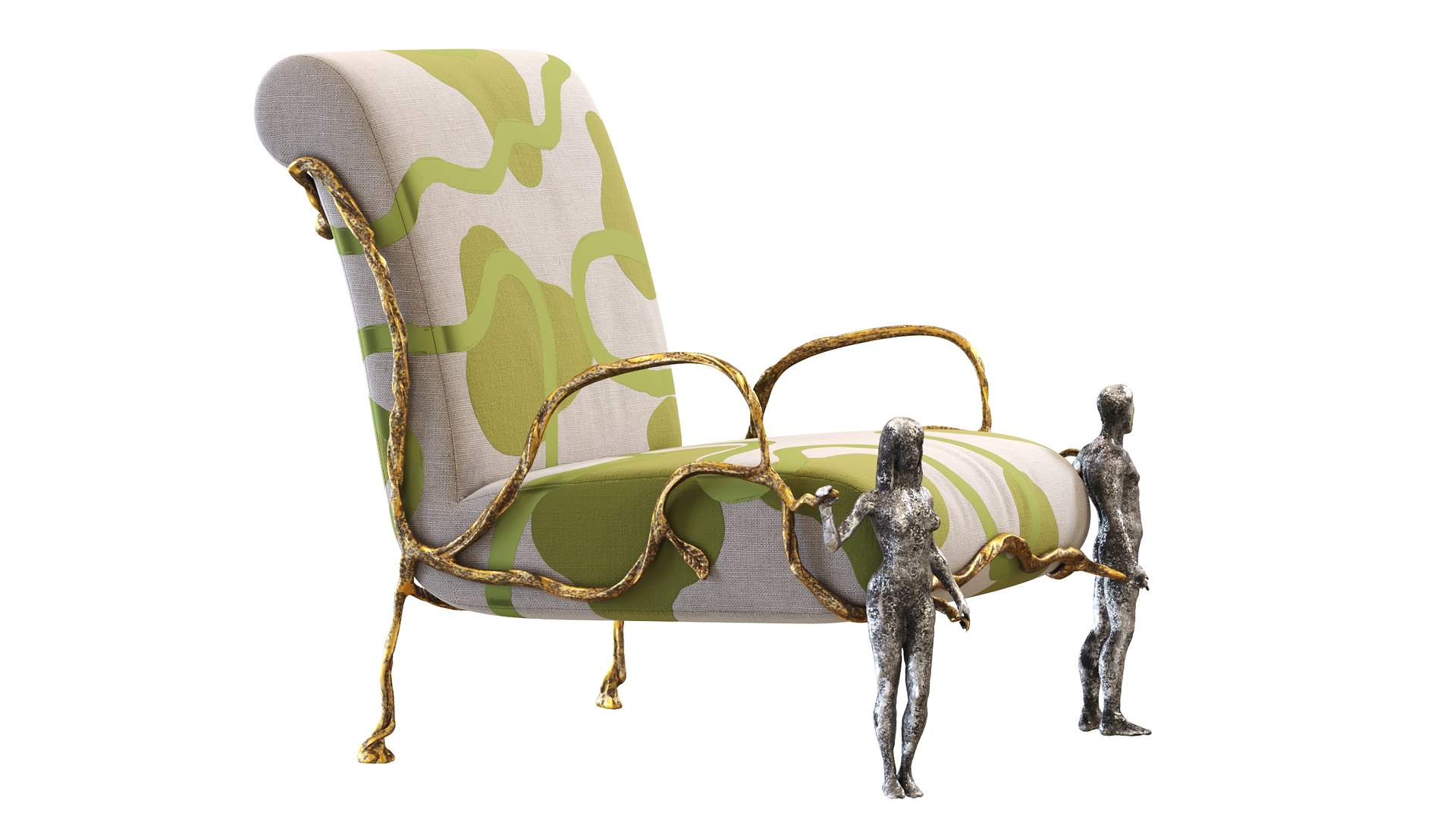 Mattia Bonetti Armchair Elle And Lui 3D Model - TurboSquid 2027354