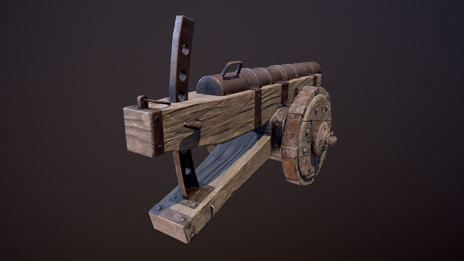 3D The Old Medieval Cannon Straight From The Battlefield - TurboSquid ...