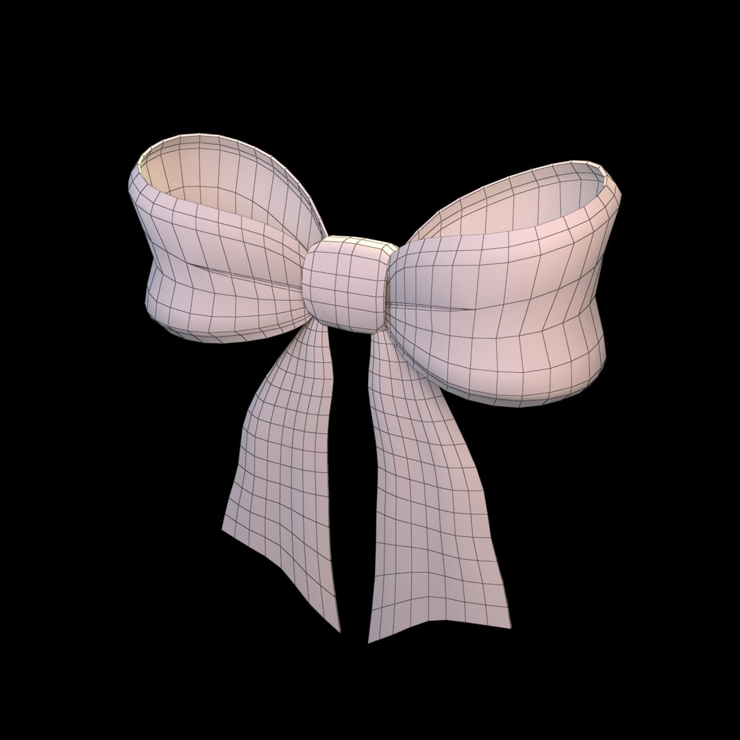 Hair Bow 3d Model 2454