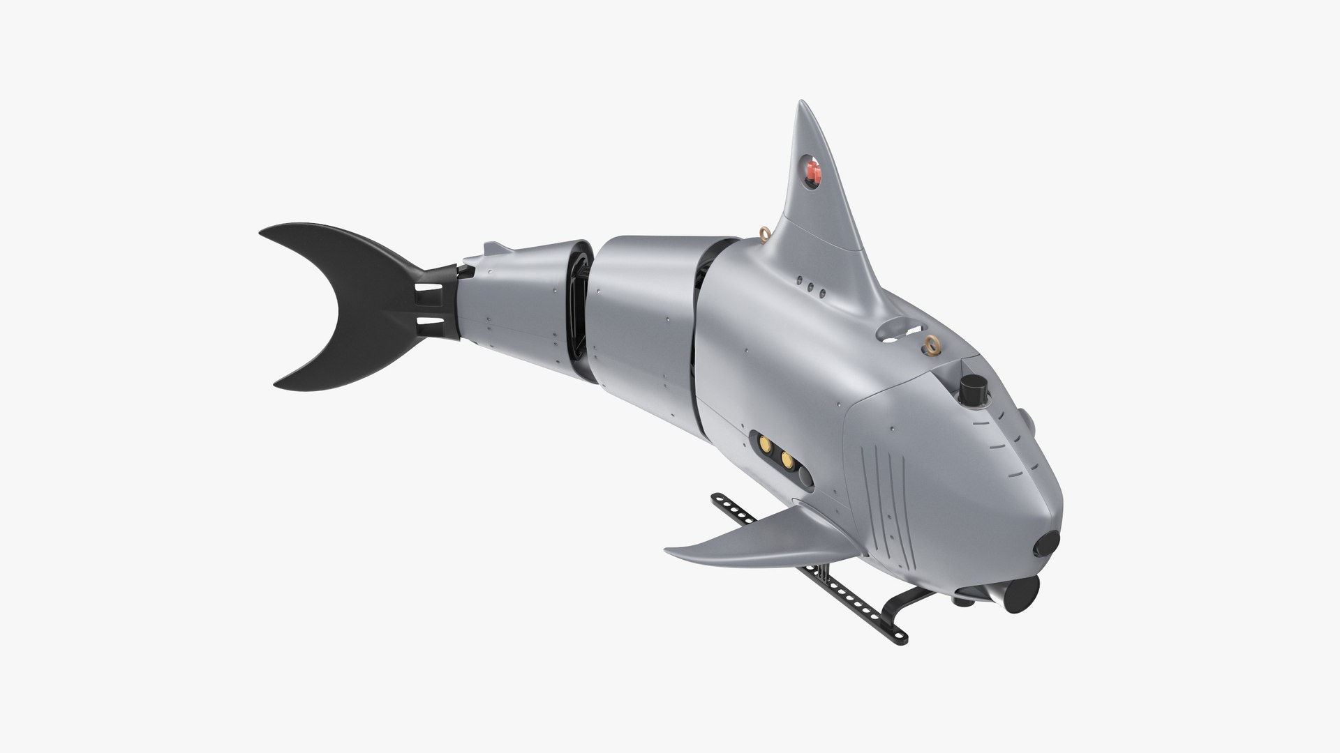 Shark Underwater Drone Rigged for Maya 3D model preview