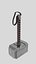 thor mjolnir 3D model