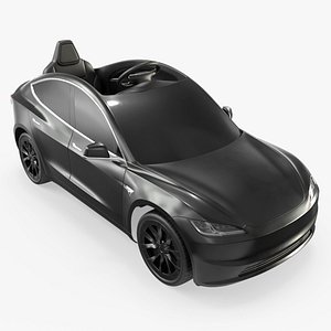 Battery-Powered Sports Car for Kids Black model