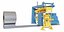 Metal sheet unwinding machine