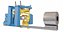 Metal sheet unwinding machine