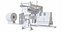 Metal sheet unwinding machine