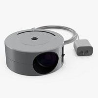USB Charging Phone Projector White