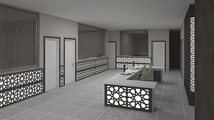 office decorative panels 3d model