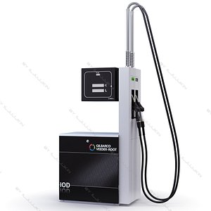 gas pumping unit gilbarco 3d model