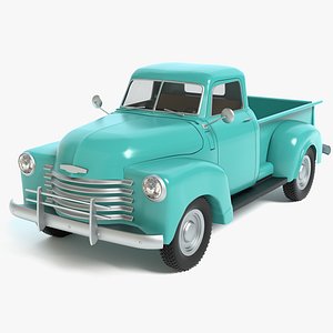 old pickup truck 3D model