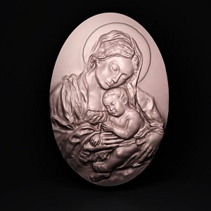 madonna child 3D model