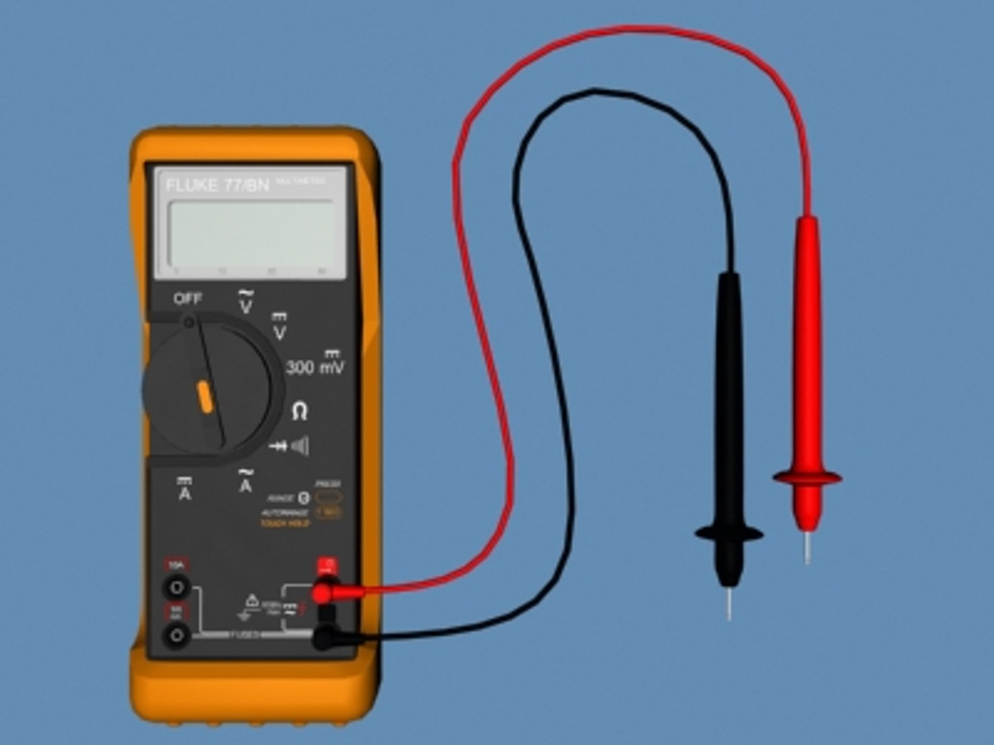 3d Fluke Multimeter 002 Flukemultimeter002 Model