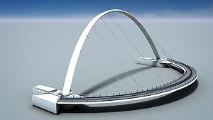 millennium bridge 3d model