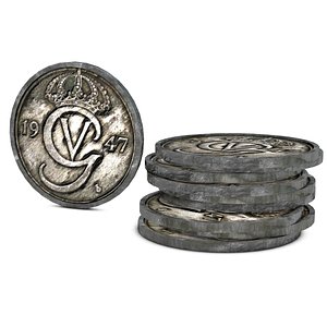 3d model coins