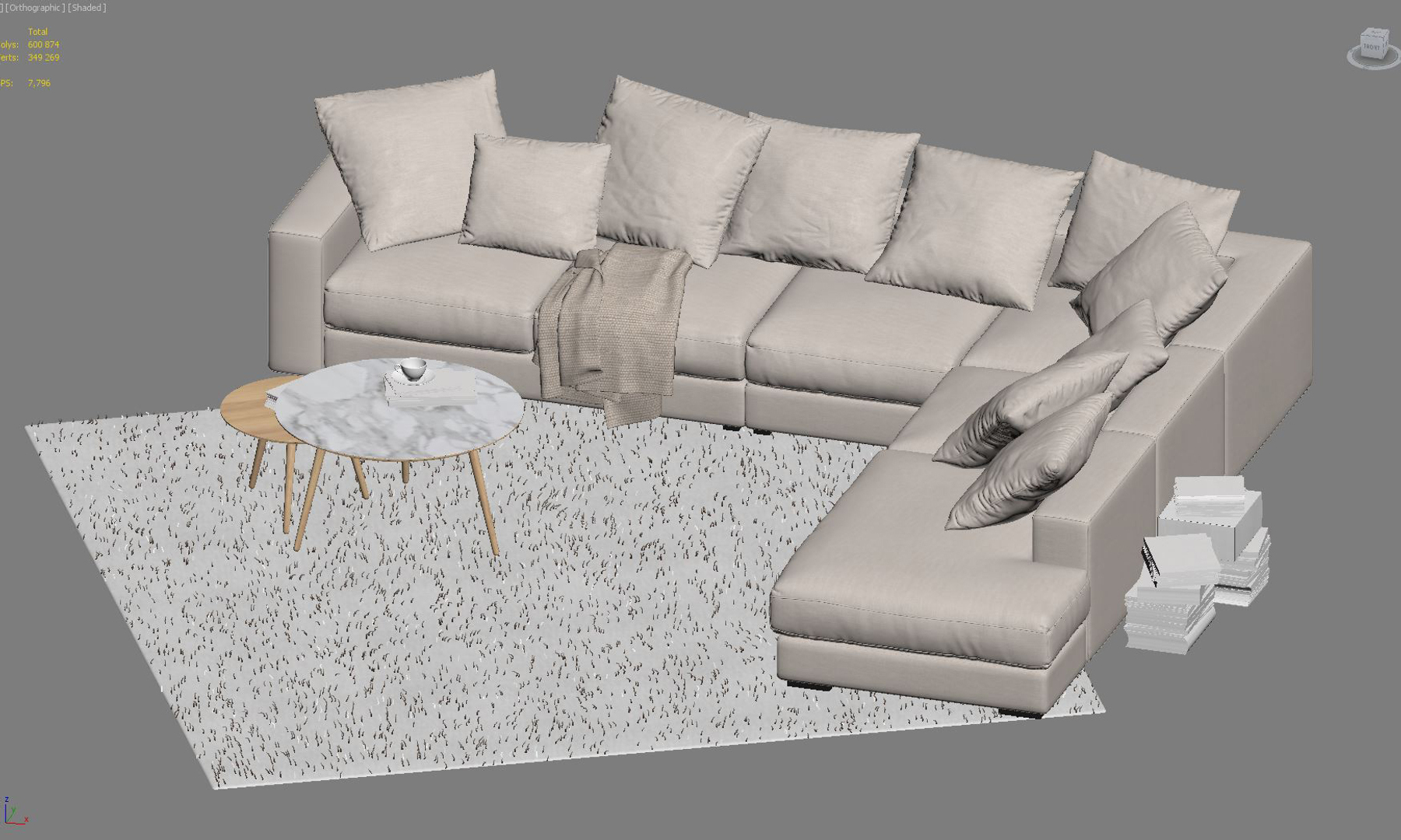 3D boconcept 7 sofas set - TurboSquid 1289262