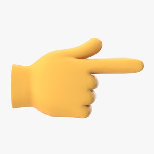 Backhand Index Pointing Right Emoji
