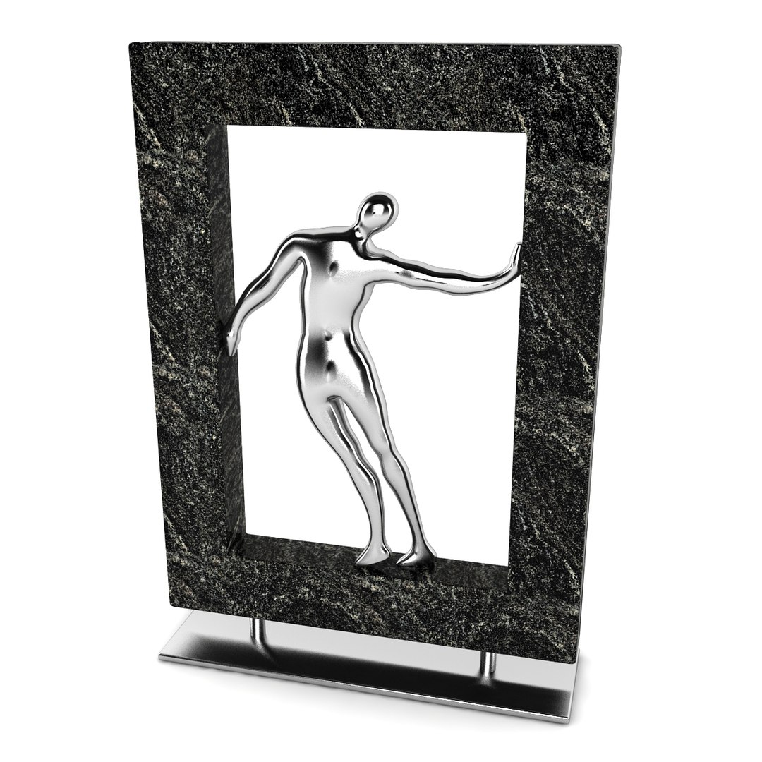 3d framed man figure