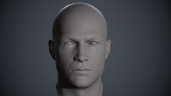 Soldier head 3D model