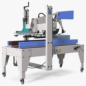 Automatic Paper Carton Packing Machine Blue