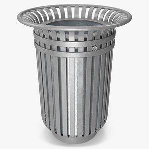 3D Tulip Shaped Street Litter Bin