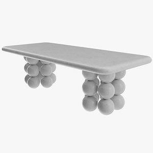 Perlas Dining Table 3D model