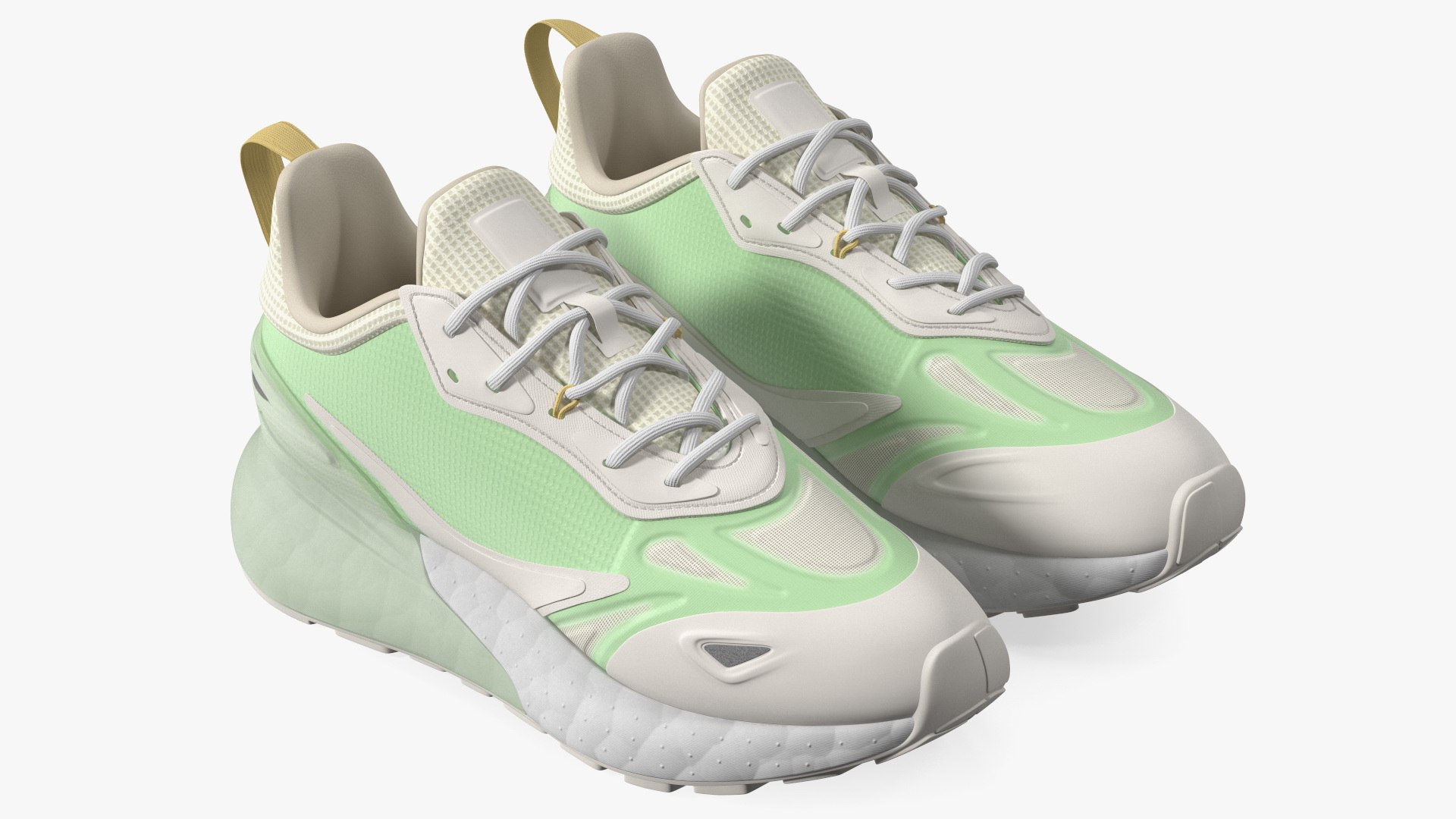Sneakers Green 3D model preview