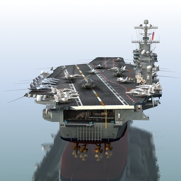 3d uss carl vinson cvn-70 model