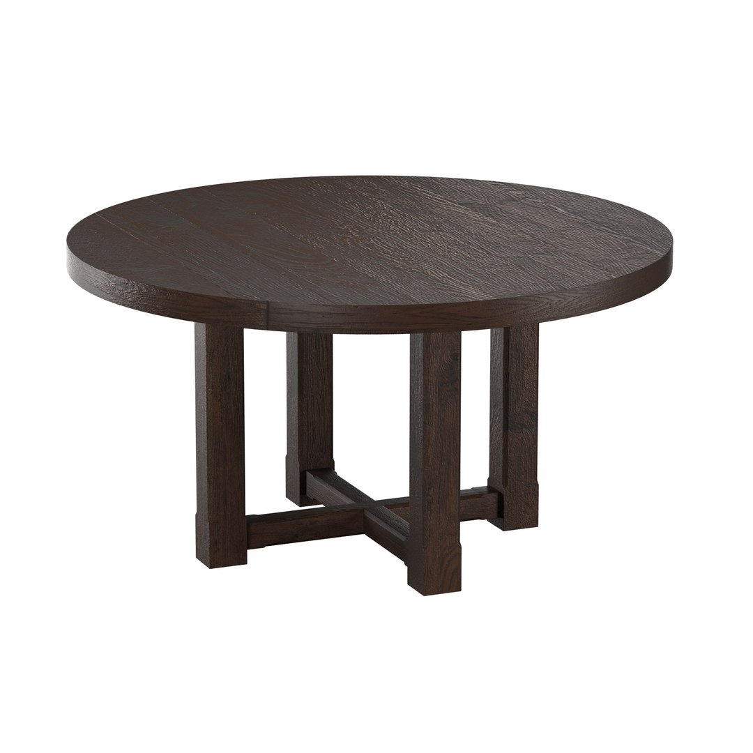 CAYDEN CAMPAIGN ROUND DINING TABLE Model - TurboSquid 1995030