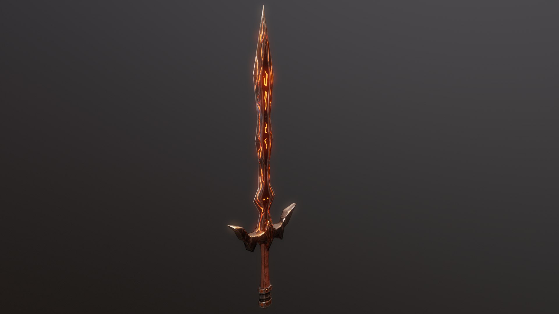 3D Model Stylized Sword V1 GameReady PBR Model - TurboSquid 2052694