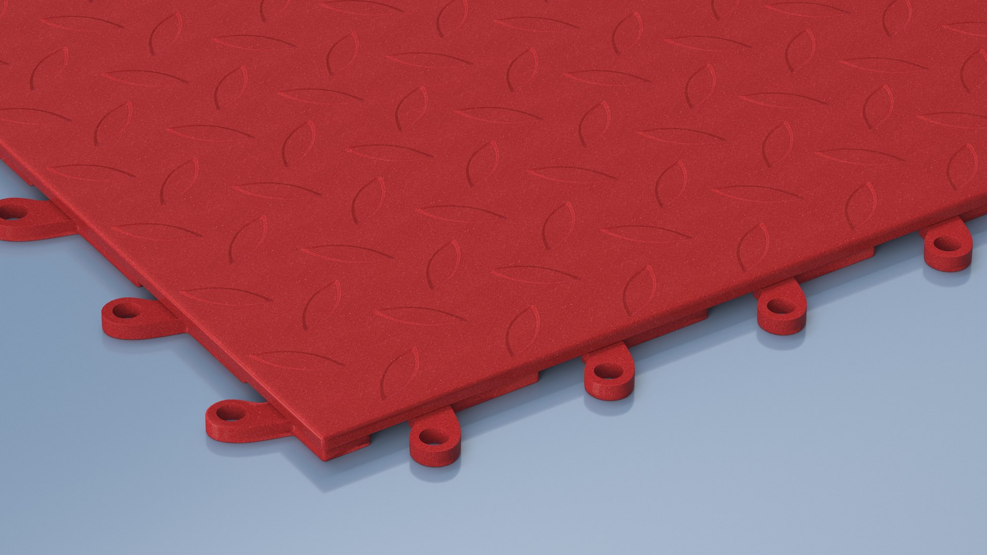 3D Connectable Floor Mat Red Model - TurboSquid 2234981